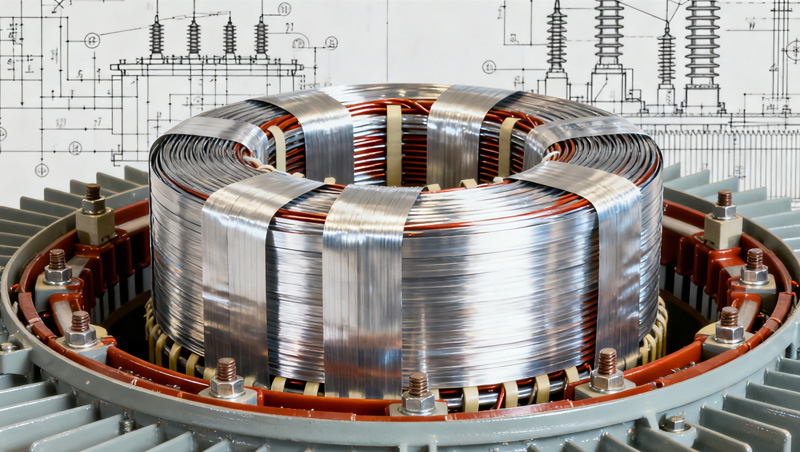Aluminum strip for transformer windings